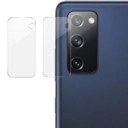 Два броя удароустойчив стъклен протектор за камера марка IMAK за Samsung Galaxy S20 FE