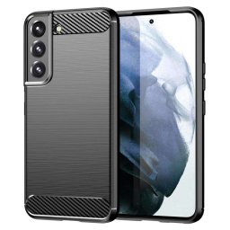 Силиконов гръб Rugged Armor за Samsung Galaxy S22+ - черен