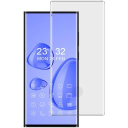 Удароустойчив стъклен протектор за екран марка IMAK за Samsung Galaxy S22 Ultra - с черна рамка