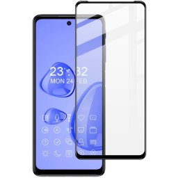 Удароустойчив стъклен протектор покриващ целия екран марка IMAK Pro за Motorola Moto G51 5G - с черна рамка