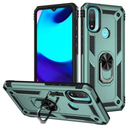 Хибриден гръб със стойка за Motorola Moto E20/E30/E40 - зелен
