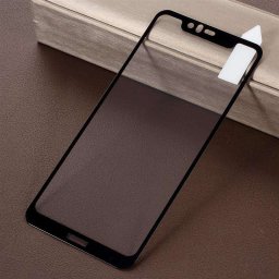 Удароустойчив стъклен протектор покриващ целия екран марка RURIHAI за Nokia 5.1 Plus - с черна рамка