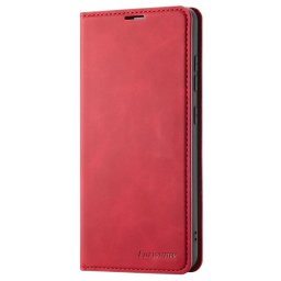 Кожен калъф страничен flip марка FORWENW за Samsung Galaxy A53 5G – червен