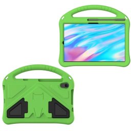 Силиконов гръб със стойка и дръжка за Lenovo Tab M8 TB-8505f/TB-8506f - зелен
