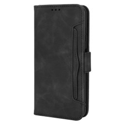 Кожен калъф тип портмоне с магнитно закопчаване за Nokia G11/G21 - черен
