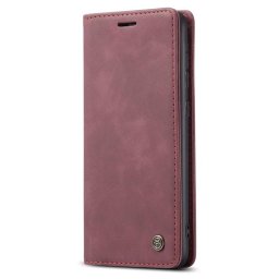 Калъф страничен flip марка CASEME за Samsung Galaxy A33 5G – винено червен
