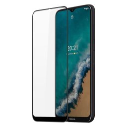 Удароустойчив стъклен протектор покриващ целия екран марка DUX DUCIS за Nokia G50 5G - с черна рамка