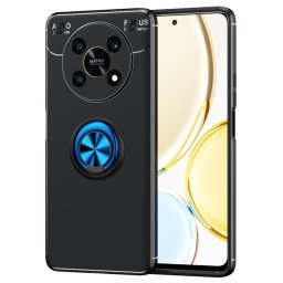Хибриден гръб със стойка тип пръстен за Honor Magic4 Lite 5G - син