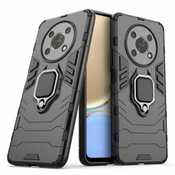 Хибриден гръб със стойка за Honor Magic4 Lite 5G - черен