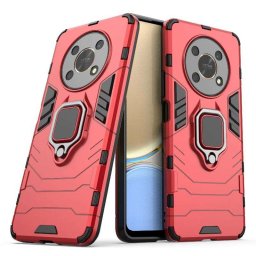 Хибриден гръб със стойка за Honor Magic4 Lite 5G - червен