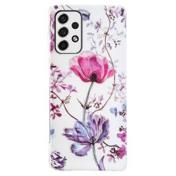 Силиконов гръб за Samsung Galaxy A53 5G - цветя