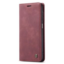 Калъф страничен flip марка CASEME за Samsung Galaxy A13 – винено червен