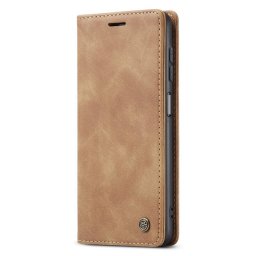 Калъф страничен flip марка CASEME за Samsung Galaxy A13 – кафяв