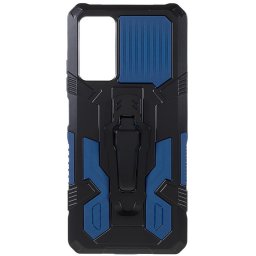 Хибриден гръб със стойка и щипка за колан за Xiaomi Redmi Note 11 Pro 5G - син