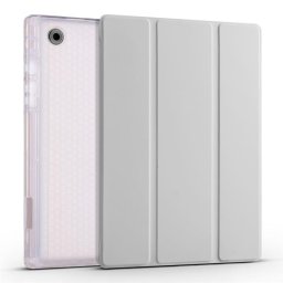 Тънък калъф със сгъващ се капак за Samsung Galaxy Tab A8 10.5 (2021) - сив