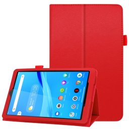 Кожен калъф за Lenovo Tab M8 TB-8505f/TB-8506f - червен