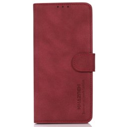 Калъф тип портмоне марка KHAZNEH за Huawei nova Y70 - винено червен