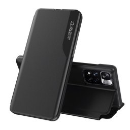 Тънък кожен калъф за Xiaomi Redmi Note 11 Pro+ 5G – черен