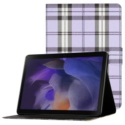 Калъф за Samsung Galaxy Tab A8 10.5 (2021) - лилаво каре