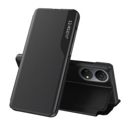 Тънък кожен калъф за Honor X7 – черен