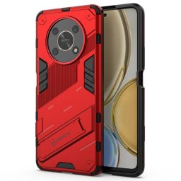 Хибриден гръб със стойка марка BIBERCAS за Honor Magic4 Lite 5G - червен