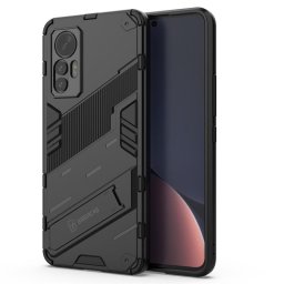 Хибриден гръб със стойка марка BIBERCAS за Xiaomi 12 Lite - черен