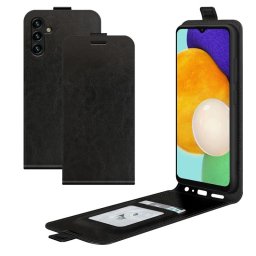 Кожен калъф flip за Samsung Galaxy A04s/A13 5G - черен