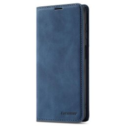 Кожен калъф страничен flip марка FORWENW за Samsung Galaxy A04s/A13 5G – син