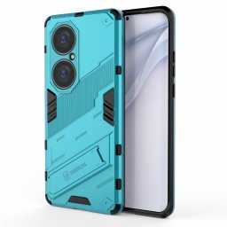 Хибриден гръб със стойка марка BIBERCAS за Huawei P50 Pro - светло син
