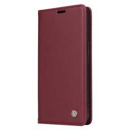 Калъф страничен flip марка YIKATU за Samsung Galaxy A23 5G – винено червен