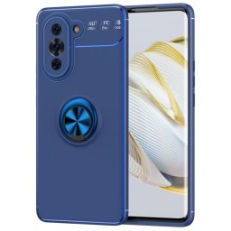 Силиконов гръб със стойка тип пръстен за Huawei Nova 10 - син