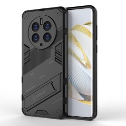 Хибриден гръб със стойка марка BIBERCAS за Huawei Mate 50 Pro - черен