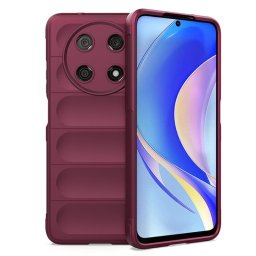 Силиконов гръб за Huawei nova Y90 - винено червен