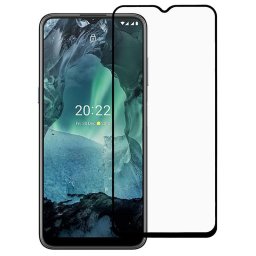 Удароустойчив стъклен протектор за Nokia G11/G21 - с черна рамка