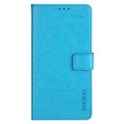 Калъф тип портмоне марка IDEWEI за Nokia X30 5G - светло син