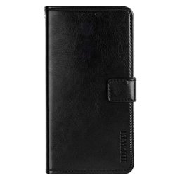 Калъф тип портмоне марка IDEWEI за Nokia X30 5G - черен