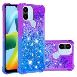 Силиконов гръб с течност с брокат за Xiaomi Redmi A1 - градиент