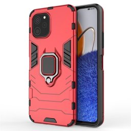 Хибриден гръб със стойка за Huawei nova Y61 - червен