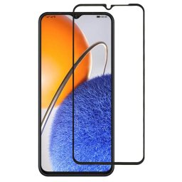 Удароустойчив стъклен протектор марка RURIHAI за Huawei nova Y61 - с черна рамка