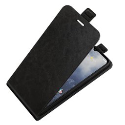 Кожен калъф flip за Nokia G60 5G - черен