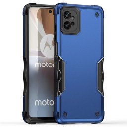 Хибриден гръб за Motorola Moto G32 - тъмно син