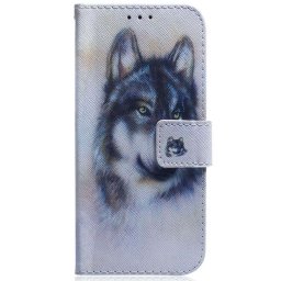 Калъф страничен флип за Huawei nova Y70 - вълк