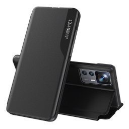 Тънък кожен калъф за Xiaomi 12T 5G/12T Pro – черен