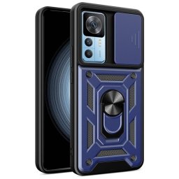 Хибриден гръб със стойка за Xiaomi 12T 5G/12T Pro - син