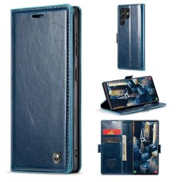 Калъф страничен flip марка CASEME за Samsung Galaxy S23 Ultra – тюркоазен