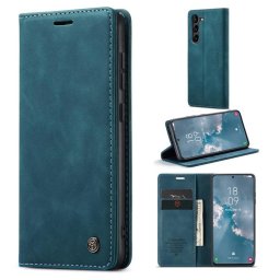 Калъф страничен flip марка CASEME за Samsung Galaxy S23 – тюркоазен