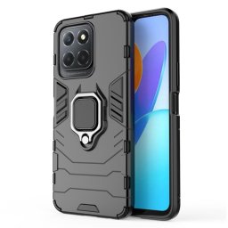 Хибриден гръб със стойка за Honor X8 5G - черен