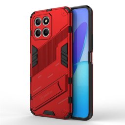 Хибриден гръб със стойка марка BIBERCAS за Honor X8 5G - червен