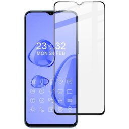 Удароустойчив стъклен протектор покриващ целия екран марка IMAK за Honor X8 5G - с черна рамка