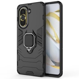 Хибриден гръб със стойка за Huawei Nova 10 Pro - черен